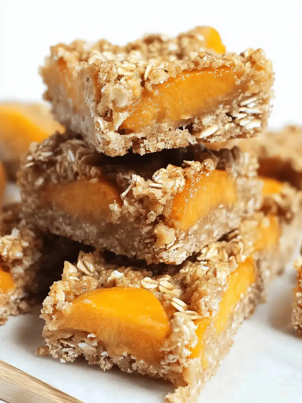 Guilt-Free Peach Oatmeal Bars: Easy Recipe for Any Occasion